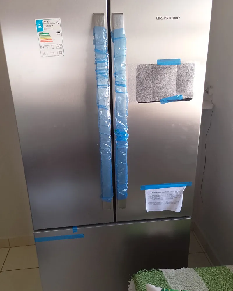 Geladeira french door de inox